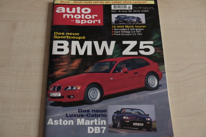 Deckblatt Auto Motor und Sport (03/1996)
